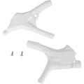 UFO Frame Guards White #HO02637041 for Honda CR500R/CR125R/CR250R 2-Stroke