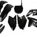 UFO Complete Plastics Kit Black #SUKIT407F-001 for Suzuki RM-Z250 2007-2009