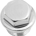 Colony Oil Tank Drain Plug 5/8"-18 Chrome #8610-1 Harley Davidson