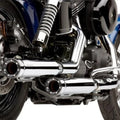 Cobra Slip-On Rpt Mufflers 3" Chrome #6055 Harley Davidson Dyna