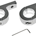 Custom Dynamics Engine Guard Light Mounting Bracket Chrome 1.25"