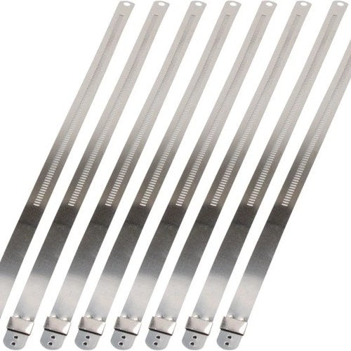 Dei Stainless Steel Exhaust Wrap Ties 1/2"x9" 8-Pack