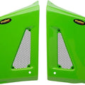 Maier Radiator Scoops Green #578103 fits Kawasaki KLR650 1987-2007