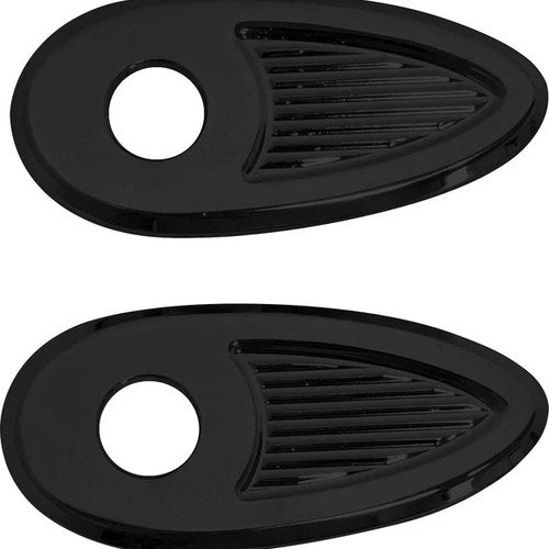 Kodlin Fender Strut Turn Signal Adapters Black Harley M8 Softails
