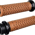 Odi Vans V-Twin Full Waffle Lock-On Grips 1" Gum Rubber/Checker Clamp HD Tbw