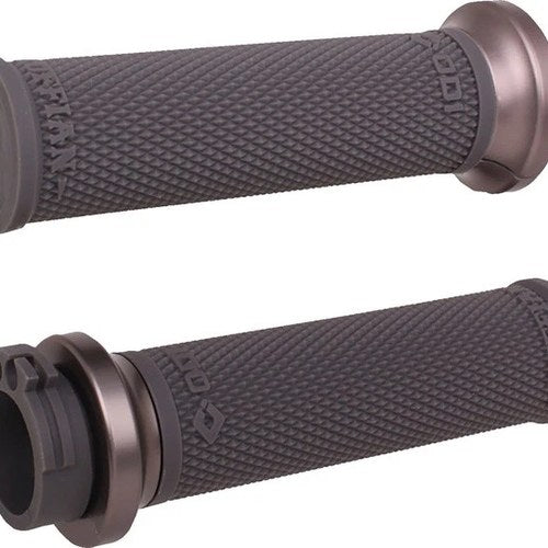 Odi Ruffian Grips Graphite/Gun Metal #V30HCWH-H Harley Davidson