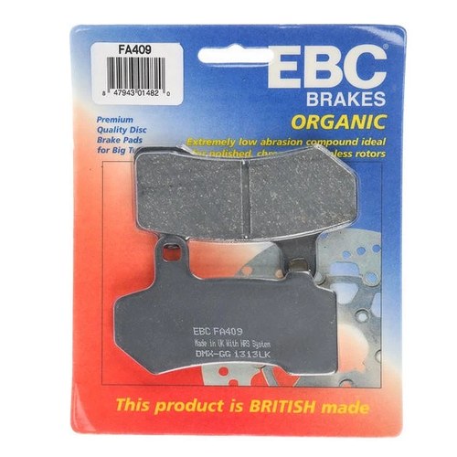 Ebc Organic Brake Pads #FA409 Harley Davidson