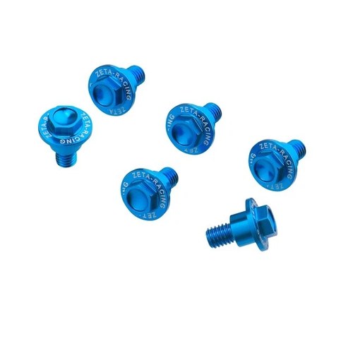 Zeta Fork Guard Bolt Kit Husqvarna Blue #ZE88-9509 Husqvarna