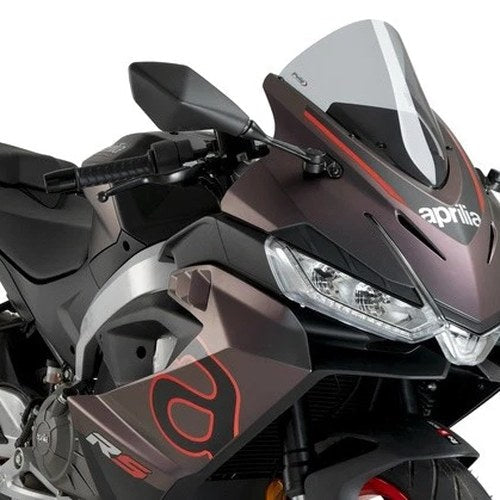 Puig R Racer Windscreen Smoke #22274H Aprilia RS 457 2024-2025