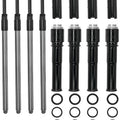S&S Quickee Pushrod Kit with Covers Gloss Black #930-0137 Harley Davidson