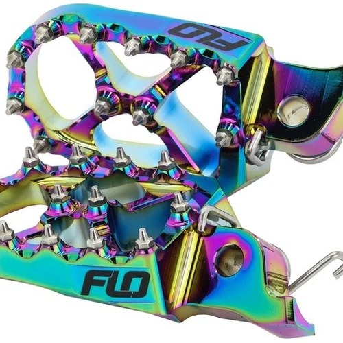 Flo Motorsports Pro Series Footpegs Jet Fuel #FPEG-789JET for Kawasaki/Honda