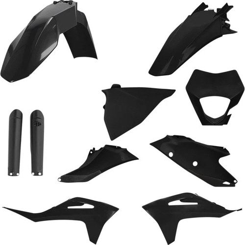 Acerbis Full Plastics Kit Black #2872810001 Gas EC 300/EC 250