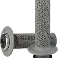 Moose 36 Series Clamp-On Grips 7/8" Gray/Silver