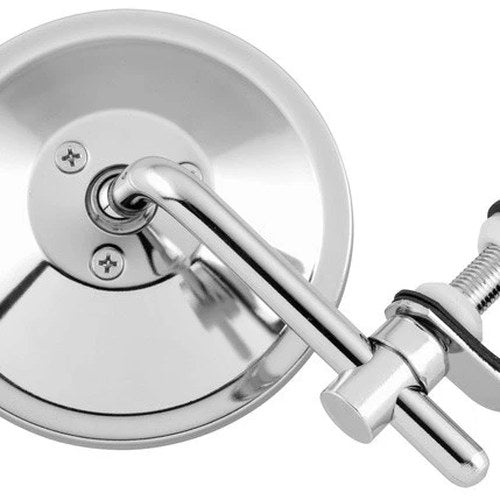 BikeMaster Universal Clamp-On Mirror 4in. Stem