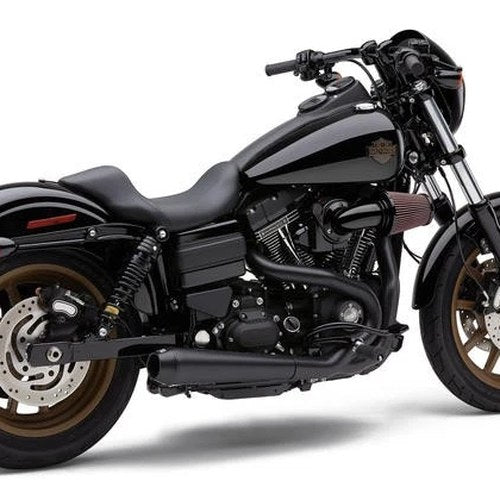 Cobra El Diablo 2-into-1 Full Exhaust System Black #6472B Harley Davidson