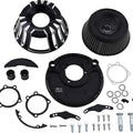 Arlen Ness Deep Cut Inverted Air Cleaner Kit Black Harley Davidson Sportster