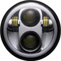 Custom Dynamics ProGlow LED Headlight W/Color Changing Halo Chrome #PG-575-C