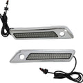 Custom Dynamics LED Saddlebag Dual Color Latch Lights Chrome Smoke CD-SBL-DC4-SC