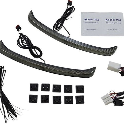 Custom Dynamics Dynamic LED Fender Lights Smoke #CD-TGAWS-HD Harley Davidson