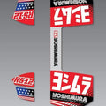Yoshimura RS-12 Muffler Decal Set