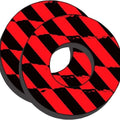 Factory Effex Moto Custom Replacement Foam Grip Donut Checkered Black/Red