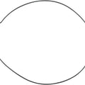 Moose Clutch Cover Gasket fits Yamaha YZ250 2-Stroke 1999-2021