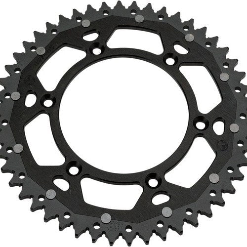 Moose Dual Ring Rear Sprocket 49T Black fits Suzuki/Kawasaki