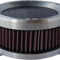 Trask Assault Charge High-Flow Air Cleaner Raw Machined TM-1023R Harley Davidson