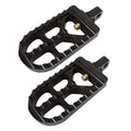 Joker Machine Adjustable Footpegs Serrated Long Black #08-56-1 Harley Davidson
