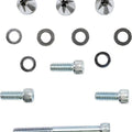 Ciro Windshield Screw Cap Kit Black/Chrome #10111 Harley Davidson