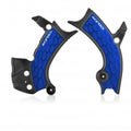 Acerbis X-Grip Frame Guards Black/Blue #2736391004 fits Yamaha YZ85 2018-2021