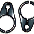 Modquad 3/4" Billet Brake Line Clamps 5/16" Line Black