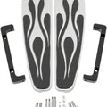 LA Choppers Longboard Enferno Floorboards Chrome #LA-7092-03 Harley Davidson
