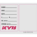Factory Effex Suspension Spec Sticker for Kyb Forks 3-Pack