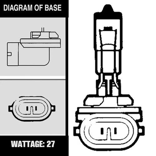 Solero Lighting 881 Base 27W Standard Halogen Bulb