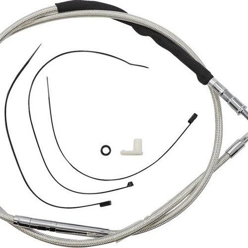 Magnum Alternate Length Stainless Clutch Cable 71-3/4" #52366HE Harley Davidson