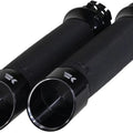 Khrome Werks Custom Contour Edge Tip Grips Black #500240 Harley Davidson