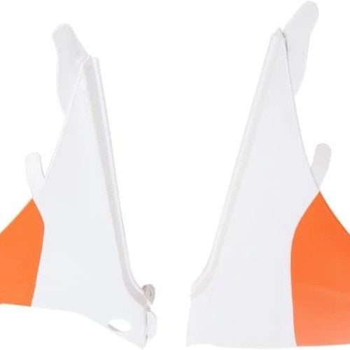 Acerbis Airbox Covers White/Orange #2374121088 KTM