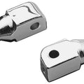 Kuryakyn Tapered Footpeg Adapters Chrome #8802 for Honda/Yamaha/Triumph/Suzuki