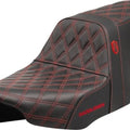 Saddlemen Sdc Performance Gripper Seat Red Stitch #SC-82307D4 Harley Davidson