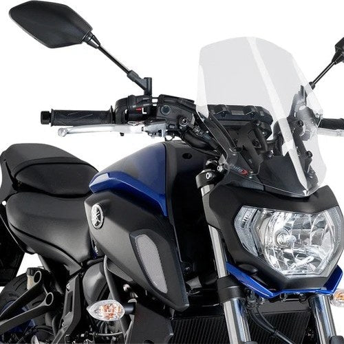 Puig Naked Touring Windscreen Clear #9667W fits Yamaha MT-07 2018-2020