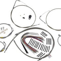 Burly Handlebar Cable/Line Kit for 15" Hangers w/o Cruise Stainless #B30-1293