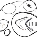 Burly Handlebar Cable/Line Kit for 16" Hangers w/ABS Single Disc Black #B30-1231