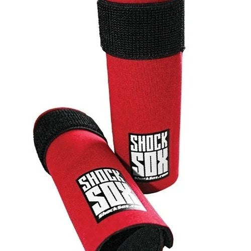 Shock Sox Dirt Shock Sox for Inverted Forks 6" Red