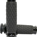 Avon Grips Diamond Contour Grips Black #DIA-65-ANO Harley Davidson