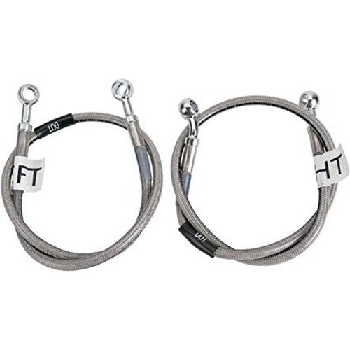 Russell Rear Braided Stainless Brake Line Kit for Kawasaki KX125 1999-2002