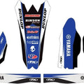 Factory Effex Universal Trim Kit Yamaha Factory Racing Black/Blue/White 17-50208