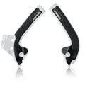 Acerbis X-Grip Frame Guards White/Black #2686041035 Husqvarna/KTM/Gas