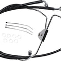 DS Vinyl Brake Line Kit Non-ABS Front +8" Harley Davidson #143617