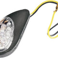 K&S LED Ultra Mini Flush Mount Marker Light Set Black Clear